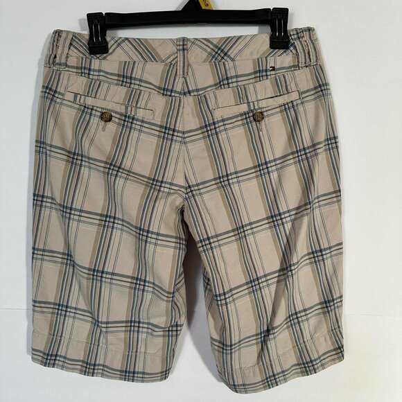 WOMENS SIZE 8 TOMMY HILFIGER PLAID SHORTS - Picture 2 of 5